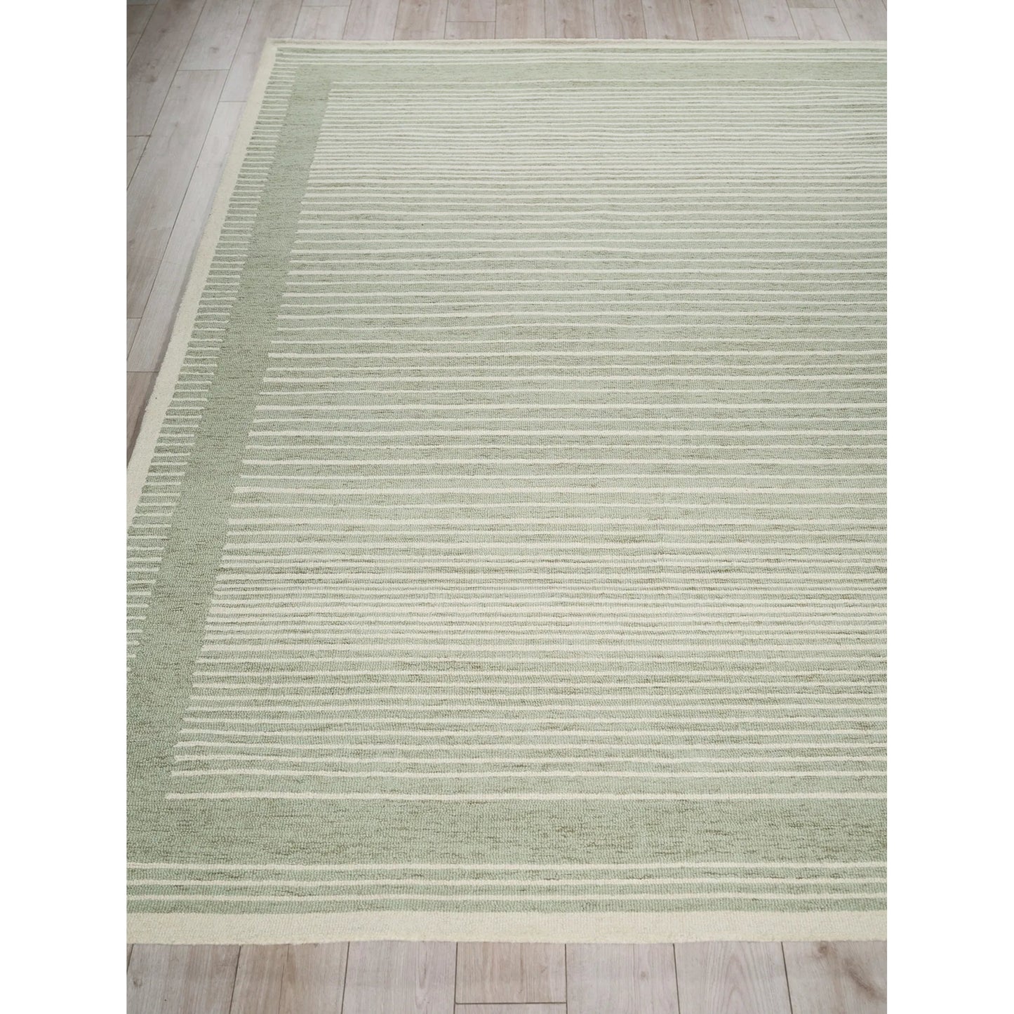 003 SI-2543538,SI-2543539,SI-2543544 | Additional Silo | Dusseldorf 7343 Rug by Exquisite Rugs in sage green, ivory. Made from new zealand wool in a unique style.