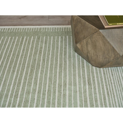 Dusseldorf 7343 Rug by Exquisite Rugs in sage green, ivory. Made from new zealand wool in a unique style.