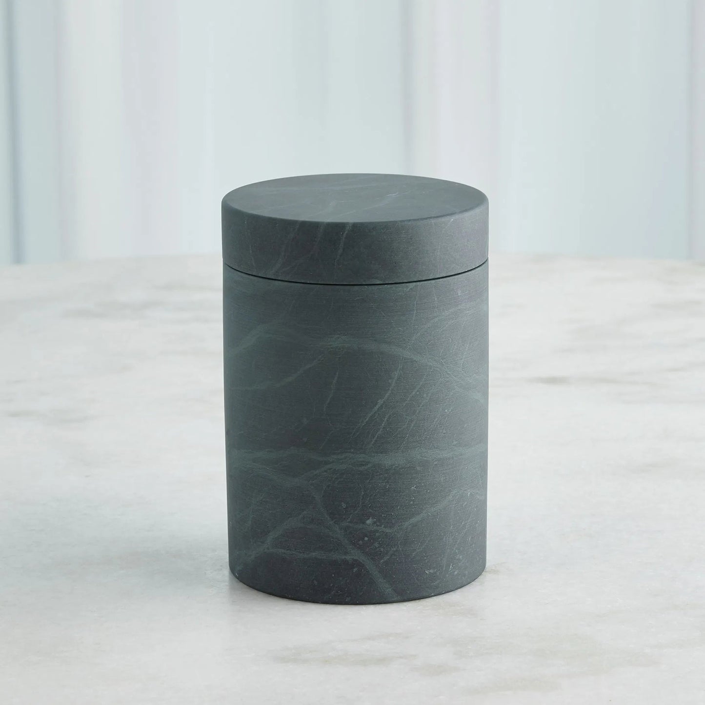 009 SI-2445764 | Additional Silo | Cilindro Alabaster Box by Global Views in black, green. Made from alabaster in a unique style.