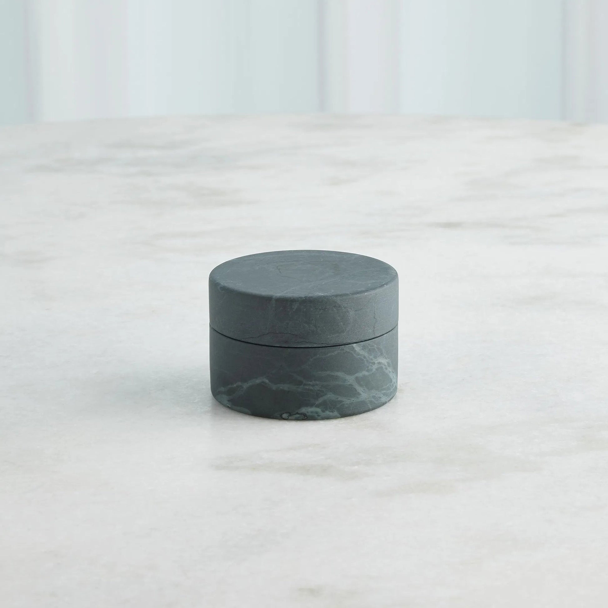 Cilindro Alabaster Box by Global Views in black, green. Made from alabaster in a unique style.