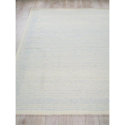Dusseldorf 7344 Rug by Exquisite Rugs in blue, ivory. Made from new zealand wool in a unique style.