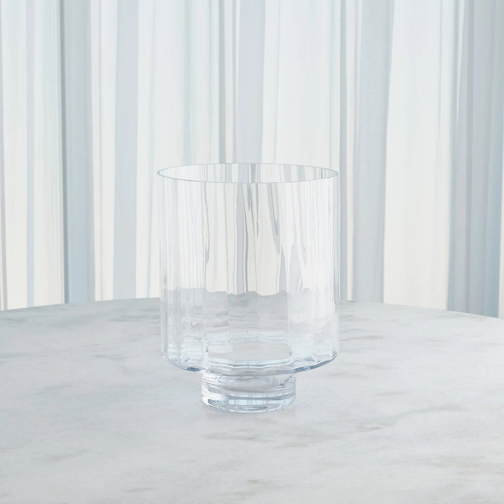 Epic Hurricane by Global Views in clear. Made from glass in a unique style.