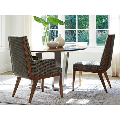 Marino Upholstered Arm Chair by Lexington. Made from unique in a transitional style.