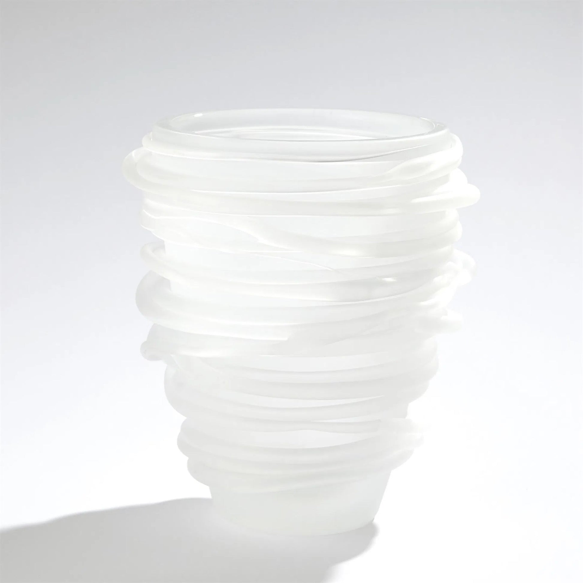Tornado Vase by Global Views. Made from glass in a modern style.