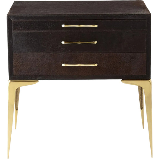 Stiletto Bedside Table by Global Views. Made from unique in a transitional style.
