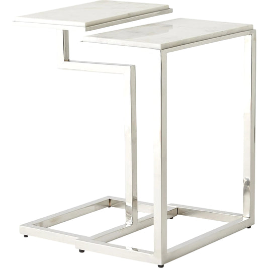C-Nesting Tables by Global Views. Made from stainless steel, marble in a transitional style.