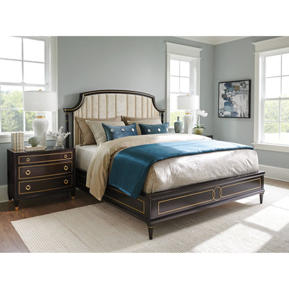 Regency Upholstered Bed by Lexington. Made from unique in a traditional style.