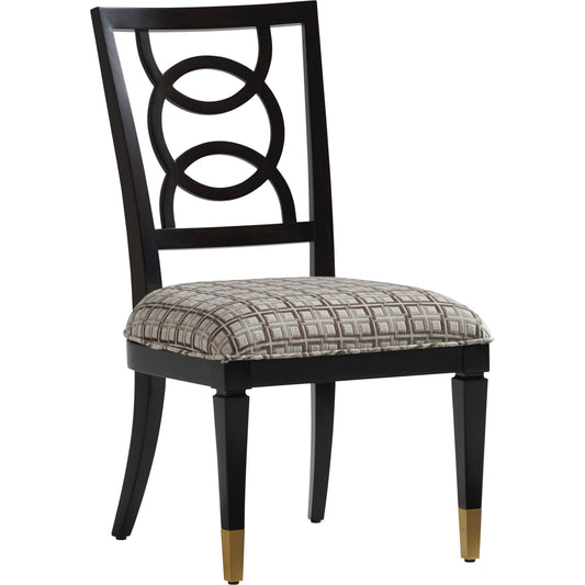 Pierce Upholstered Side Chair by Lexington in beige. Made from unique in a transitional style.