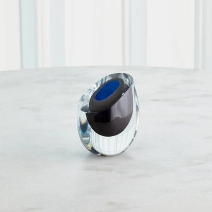 Slant Vase by Global Views. Made from art glass in a modern style.