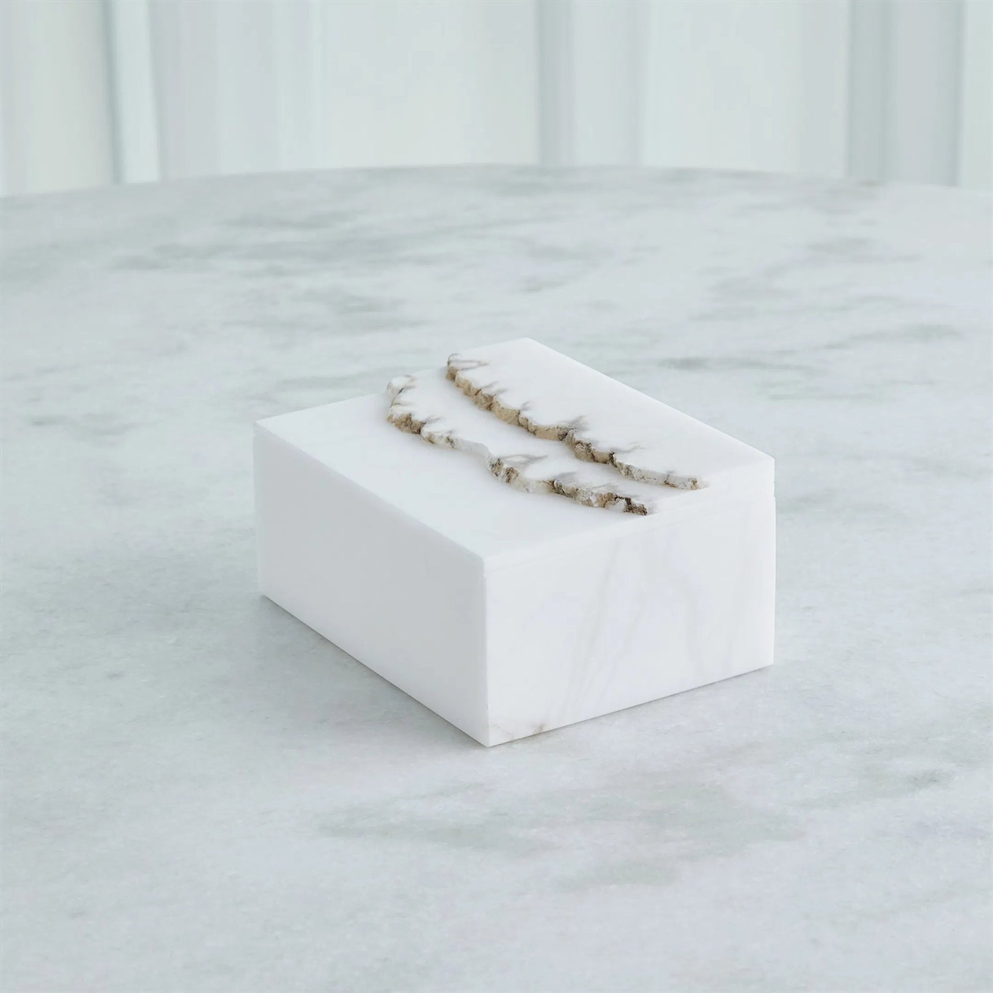 Terrain Alabaster Box by Global Views in alabaster. Made from unique in a modern style.