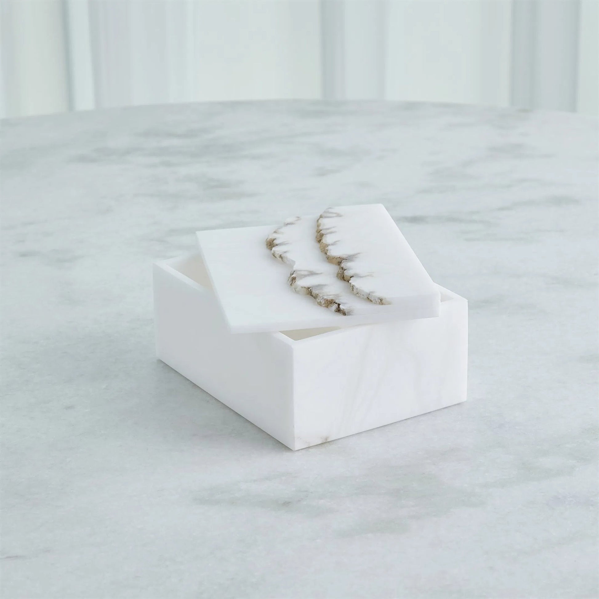 Terrain Alabaster Box by Global Views in alabaster. Made from unique in a modern style.