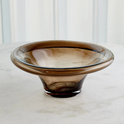 Tourneau Bowl by Global Views. Made from art glass in a eclectic & global style.