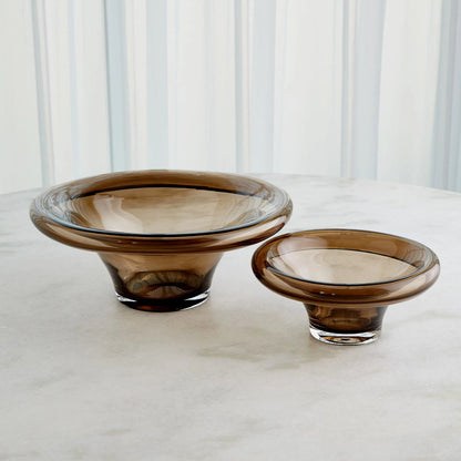 Tourneau Bowl by Global Views. Made from art glass in a eclectic & global style.