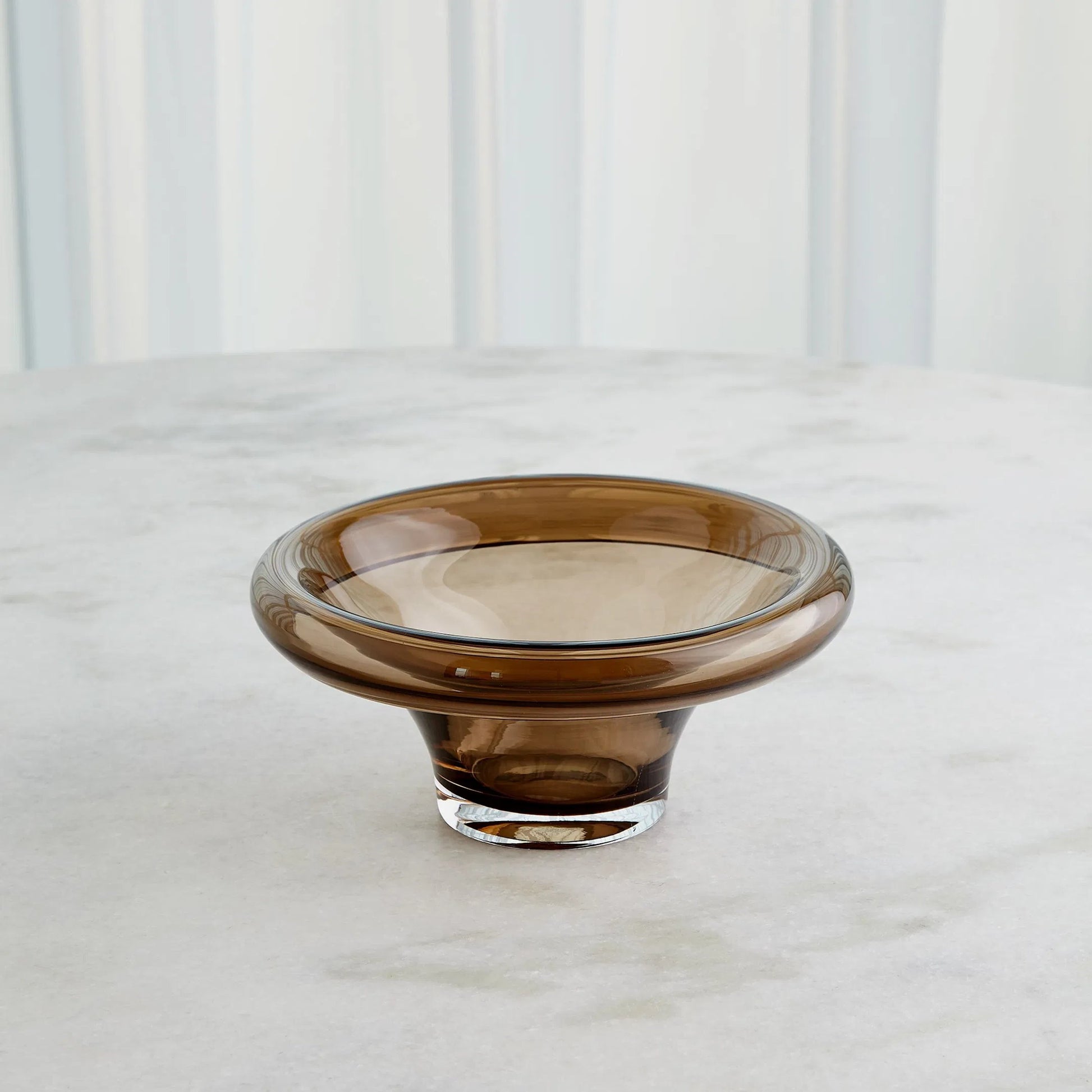 Tourneau Bowl by Global Views. Made from art glass in a eclectic & global style.