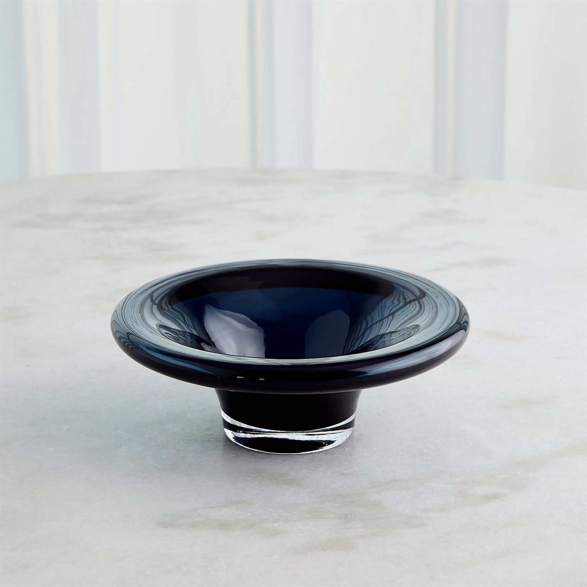 Tourneau Bowl by Global Views. Made from art glass in a eclectic & global style.