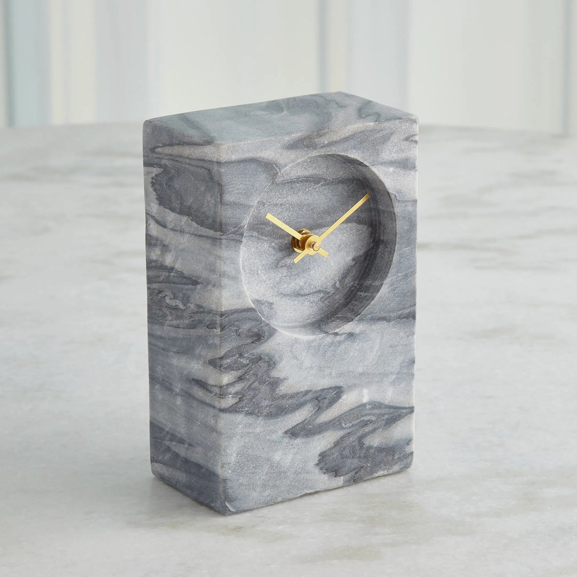 Marble Tower Clock by Global Views. Made from unique in a modern style.