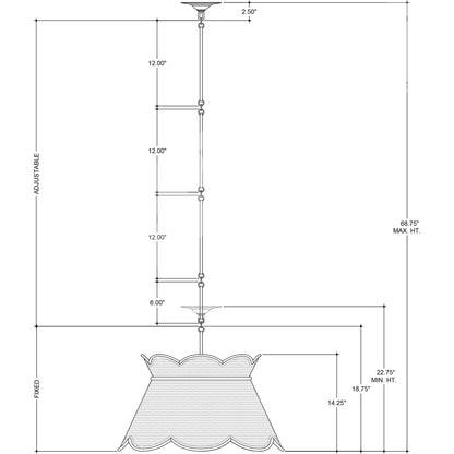 Annabelle Pendant by Currey and Company. Made from wrought iron in a cottage & farmhouse style.