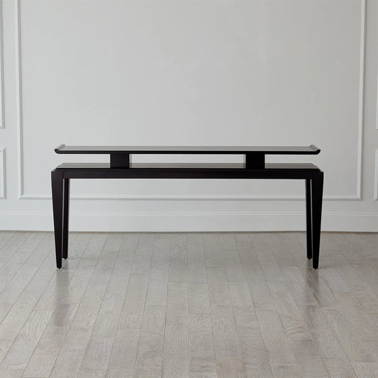 Poise Console Table by Global Views in black and black. Made from unique in a modern style.