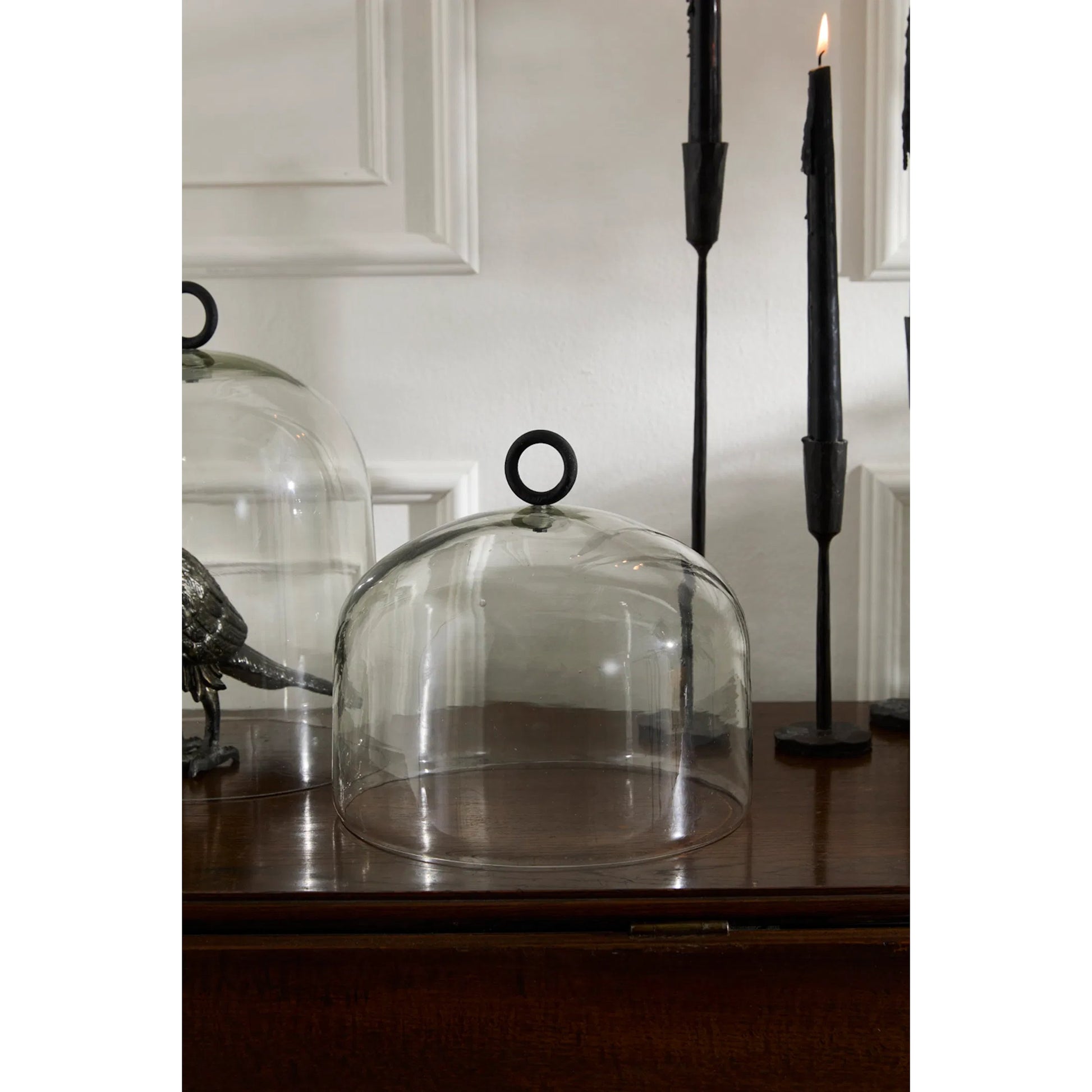 Hazy Cloche by Accent Decor in clear. Made from glass in a unique style.