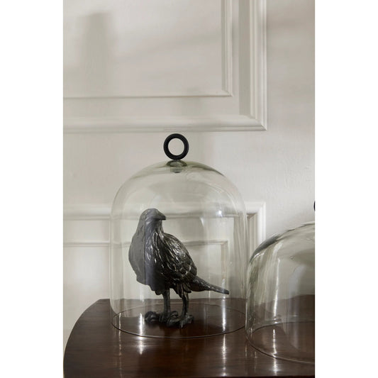 Hazy Cloche by Accent Decor in clear. Made from glass in a unique style.