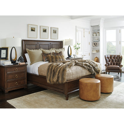 Walnut Creek Bed by Lexington in walnut. Made from unique in a traditional style.