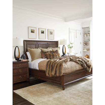 Walnut Creek Bed by Lexington in walnut. Made from unique in a traditional style.