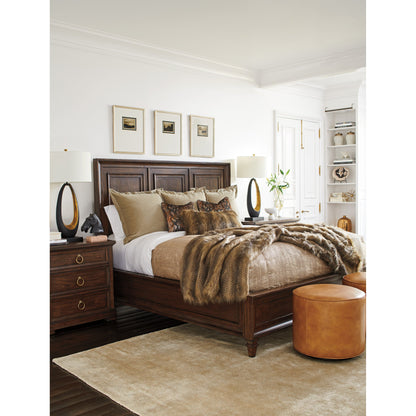 Walnut Creek Bed by Lexington in walnut. Made from unique in a traditional style.
