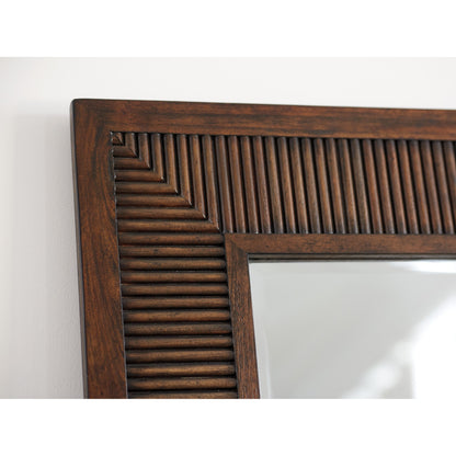 Helena Mirror by Lexington in walnut. Made from unique in a traditional style.