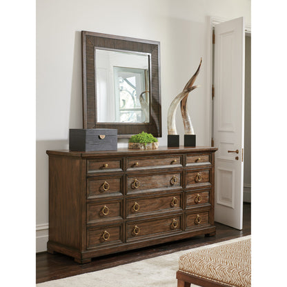 Sereno Triple Dresser by Lexington in walnut. Made from unique in a traditional style.