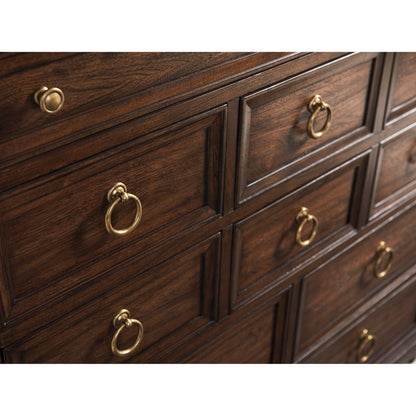 Crosby Gentleman's Chest by Lexington in walnut. Made from unique in a traditional style.