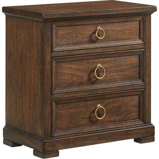 Napa Nightstand by Lexington in walnut. Made from unique in a traditional style.