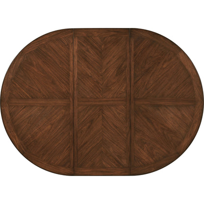 Palo Alto Dining Table by Lexington in walnut. Made from unique in a traditional style.