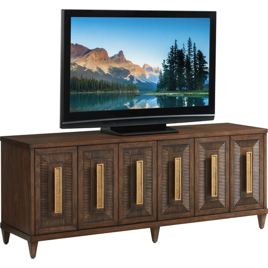 Modesto Media Console by Lexington in walnut. Made from unique in a transitional style.