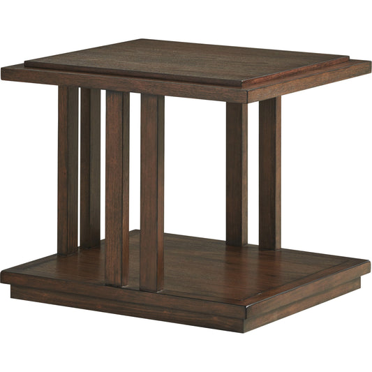 Alvarado End Table by Lexington in walnut. Made from unique in a traditional style.