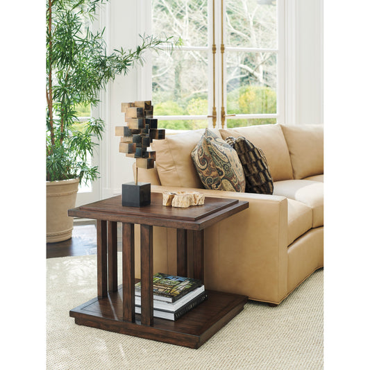 Alvarado End Table by Lexington in walnut. Made from unique in a traditional style.