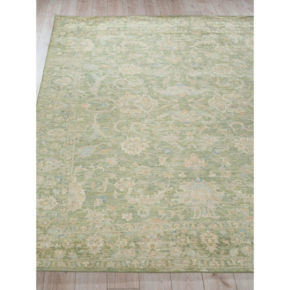 Santorini 7413 Rug by Exquisite Rugs in green. Made from wool, silk in a unique style.