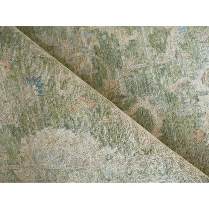 Santorini 7413 Rug by Exquisite Rugs in green. Made from wool, silk in a unique style.
