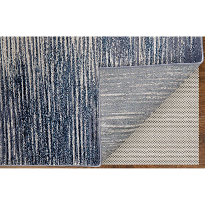 Indio Gradient & Rug - 39GXF by Feizy in blue, gray, ivory. Made from unique in a unique style.