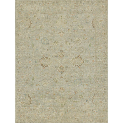 Santorini 7417 Rug by Exquisite Rugs in light silver. Made from wool, silk in a unique style.
