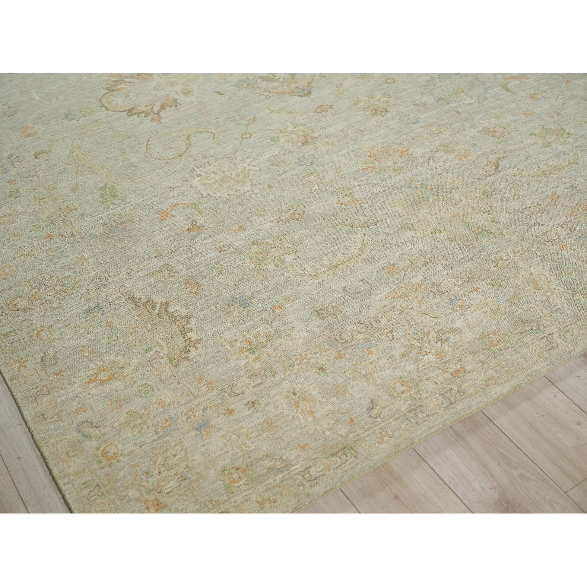 Santorini 7417 Rug by Exquisite Rugs in light silver. Made from wool, silk in a unique style.
