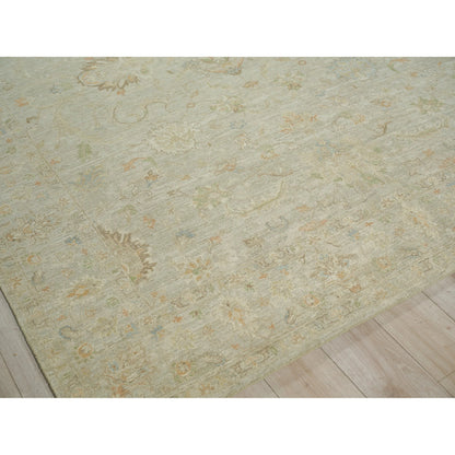 Santorini 7417 Rug by Exquisite Rugs in light silver. Made from wool, silk in a unique style.