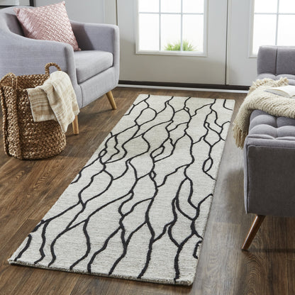 Enzo Transitional Rug - 8734F by Feizy. Made from wool in a unique style.