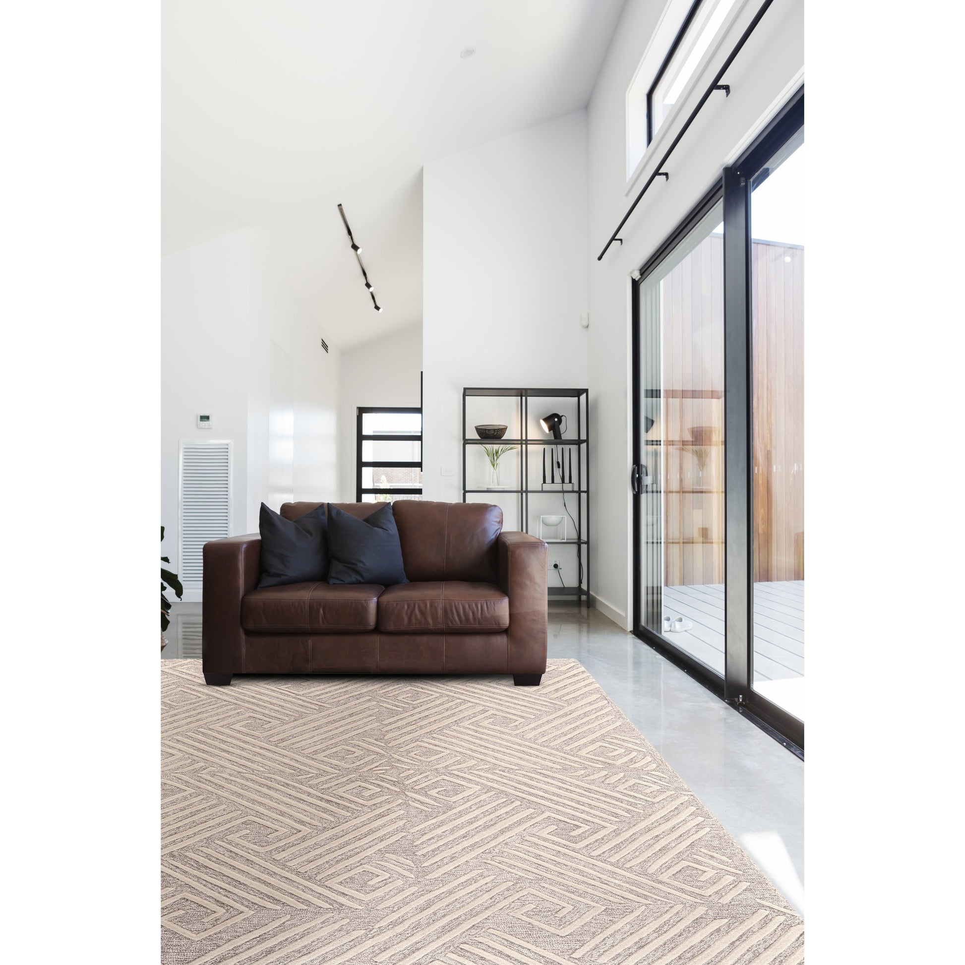 Enzo Geo Wool Rug - 8737F by Feizy. Made from wool in a unique style.