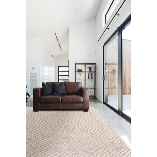 Enzo Geo Wool Rug - 8737F by Feizy. Made from wool in a unique style.