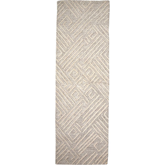 Enzo Geo Wool Rug - 8737F by Feizy. Made from wool in a unique style.