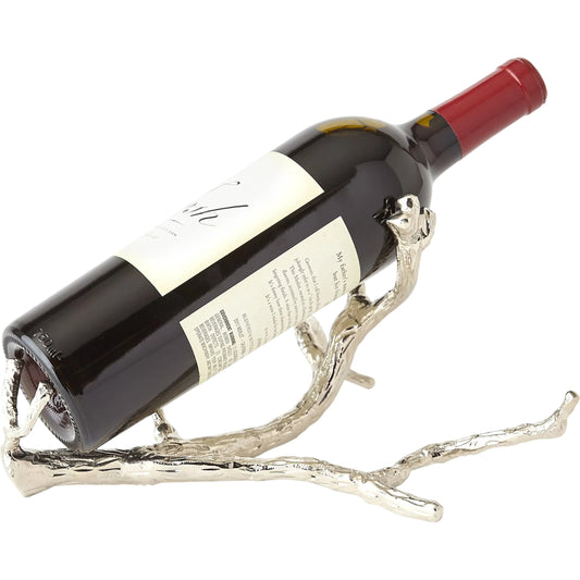 Twig Wine Bottle Holder by Global Views. Made from cast brass in a eclectic & global style.