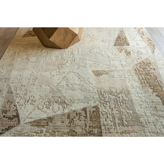 Moderno 7423 Rug by Exquisite Rugs in beige, taupe, brown. Made from new zealand wool in a unique style.