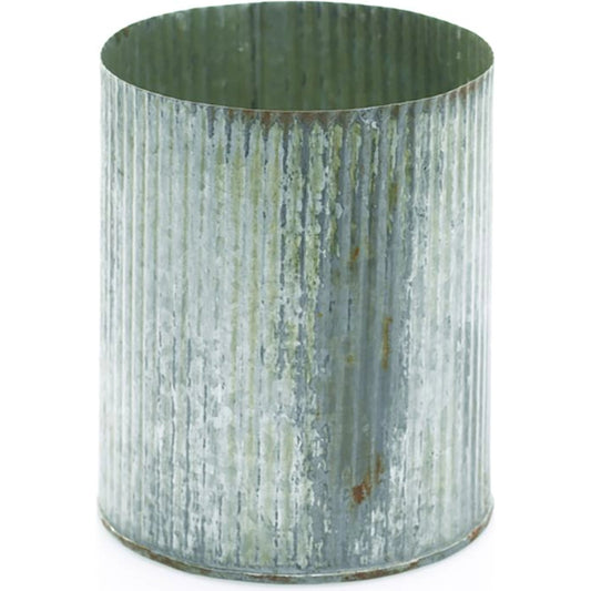 001 SI-2263967 | Additional Silo | Norah Vase by Accent Decor in silver. Made from metal in a modern style.