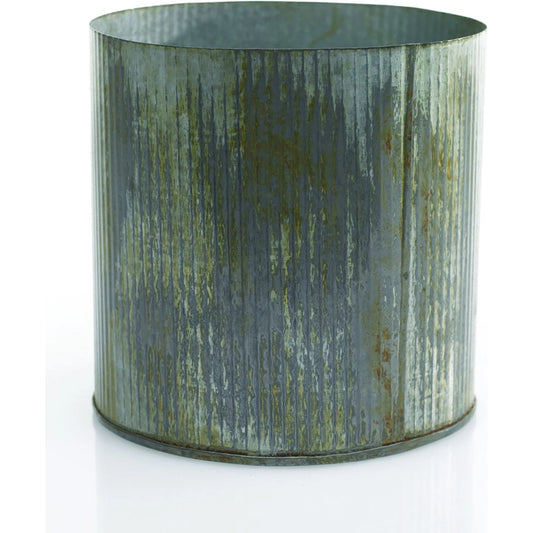 Norah Pot by Accent Decor in silver. Made from metal in a modern style.