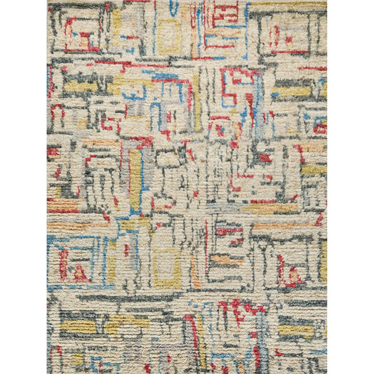 Marrakesh 7428 Rug by Exquisite Rugs in red, yellow, multi. Made from wool in a unique style.